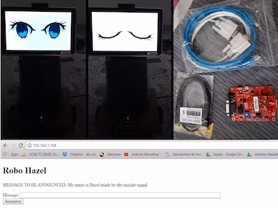 Robo Hazel using Arduino and WIZnet S2E